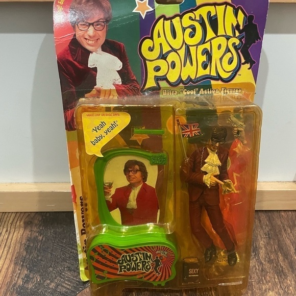 Austin Powers Talking Action Figure - Picture 1 of 4